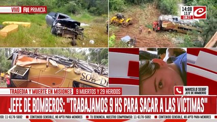 Tragedia en Misiones: habla el jefe de bomberos