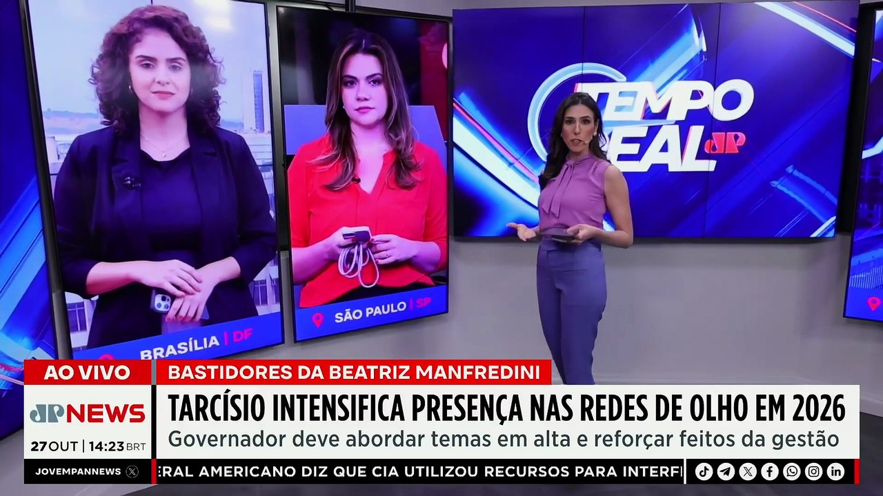 Tarcísio muda perfil nas redes sociais de olho em 2026