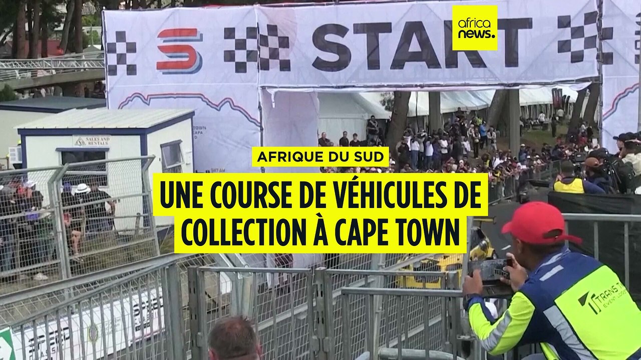Afrique du Sud : une course de véhicules de collection à Cape Town