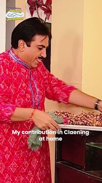my contribution in cleaning at home! #tmkoc #comedy #funny #relatable #diwali #shorts