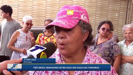 Três meses: moradores de Rio Doce sem água nas torneiras