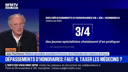 Dépassements d'honoraires médicaux: pour le médecin Jean-Paul Hamon, le "bon sens ce serait d'adapter les tarifs au coût de la pratique"