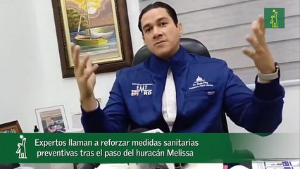 Expertos llaman a reforzar medidas sanitarias preventivas tras el paso del huracán Melissa