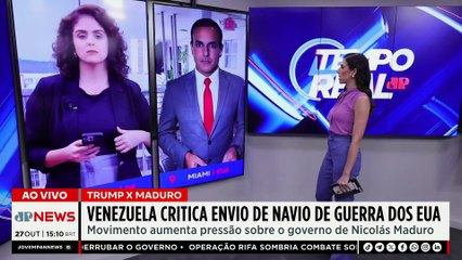 Venezuela condena envio de navio de guerra dos EUA a Trinidad e Tobago