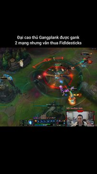 Đại cao thủ Gangplank được gank 2 mạng nhưng vẫn thua Fidldesticks #gangplank #fiddlesticks #lienminhhuyenthoai #leagueoflegends #knightriseky