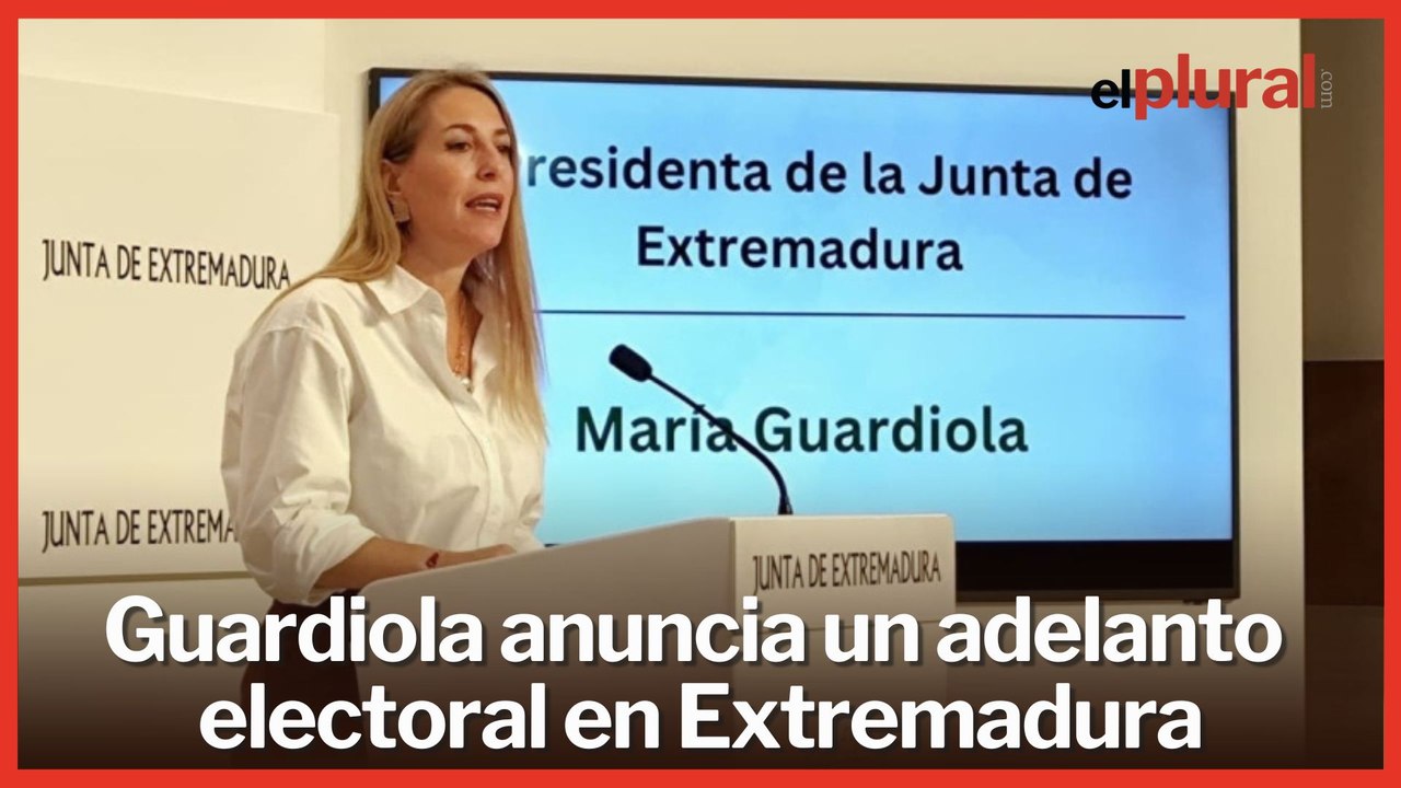 María Guardiola anuncia un adelanto electoral en Extremadura para el próximo 21 de diciembre