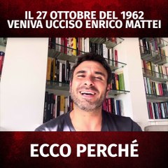 Di Battista - Ecco perché hanno ucciso Enrico Mattei (27.10.25)