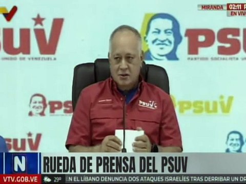 Sec. Gral. PSUV resaltó que el próximo 23-N el presidente llamó a una nueva Consulta Popular