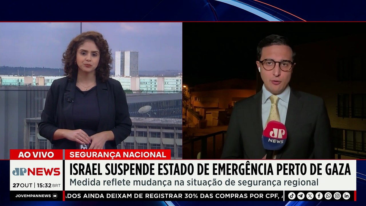 Israel suspende estado de emergência nas áreas próximas à Faixa de Gaza