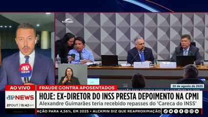 CPMI do INSS ouve ex-diretor Alexandre Guimarães sobre esquema de desvios