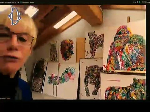 Roma - ​​Presentazione della pittura tra matericità e colore di Liliana Rossini - Conferenza stampa di Simone Billi (27.10.25)