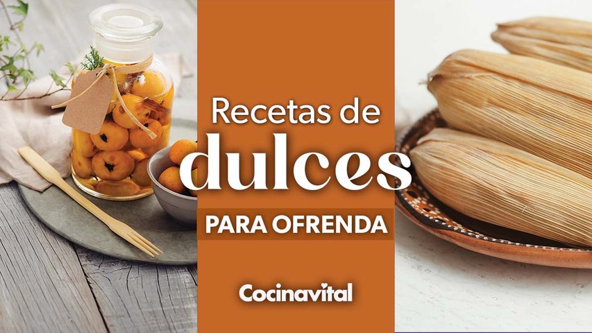 4 recetas de dulces para ofrenda de Día de Muertos