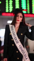 Stephany Abasali pisa con fuerza en su llegada a Tailandia para el Miss Universo 2025