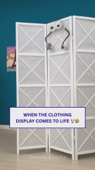 This fashion display has a mind of its own 👙🤣 #funnyshorts #comedy