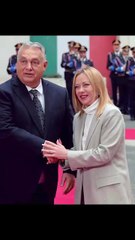 Meloni - Oggi a Palazzo Chigi incontro con il Primo Ministro ungherese, Viktor Orbán (27.10.25)