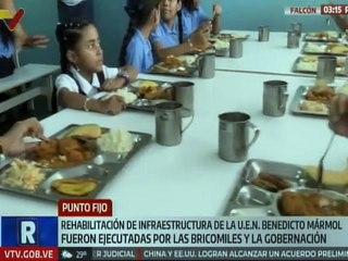 Falcón | Entregan rehabilitado la U.E.N. Benedicto Mármol en el municipio Carirubana