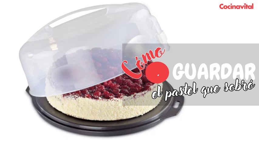 Truco para guardar el pastel que sobró
