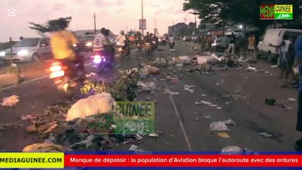 Colère à Aviation : les habitants déversent les ordures sur l’autoroute pour interpeller le gouvernement