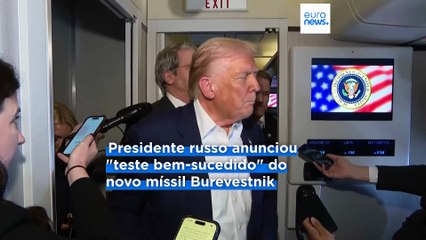 Trump insta Putin a pôr termo à guerra na Ucrânia "em vez de testar mísseis"