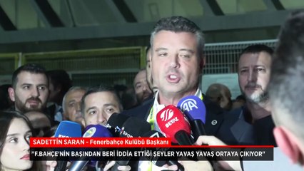 Fenerbahçe'de Sadettin Saran'dan hakem açıklaması: Çok güzel maç yönetti
