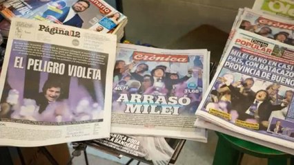 Argentina reacciona a la victoria legislativa de Javier Milei