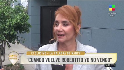 SIGUE LA POLÉMICA CON NANCY PAZOS: "YO PEDÍ NO SER COLUMNISTA DE ROBERTITO"