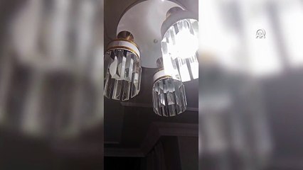 Sındırgı'daki deprem kameralara böyle yansıdı