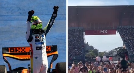 Lando Norris es abucheado tras ganar el GP de México en el Autódromo Hermanos Rodríguez