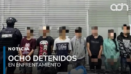 Enfrentamiento entre criminales y Guardia Civil en Michoacán deja ocho detenidos