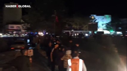 Balıkesir'de bir bina yerle bir oldu