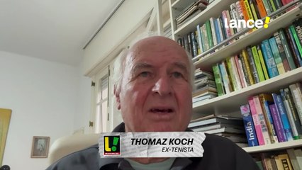 Thomaz Koch, um dos maiores tenistas da história do Brasil, comenta sobre João Fonseca.