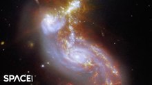 4K Galaxy Merger Seen From The James Webb Space Telescope