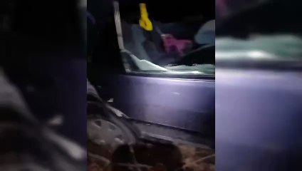 Sinop'ta kontrolden çıkan araç şarampole yuvarlandı