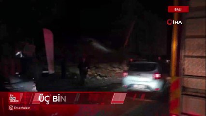 Balıkesir Sındırgı’da 6.1’lik depremde üç bina yıkıldığı öğrenildi