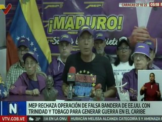 Partido MEP rechaza operaciones de falsa bandera de EE.UU. con Trinidad y Tobago