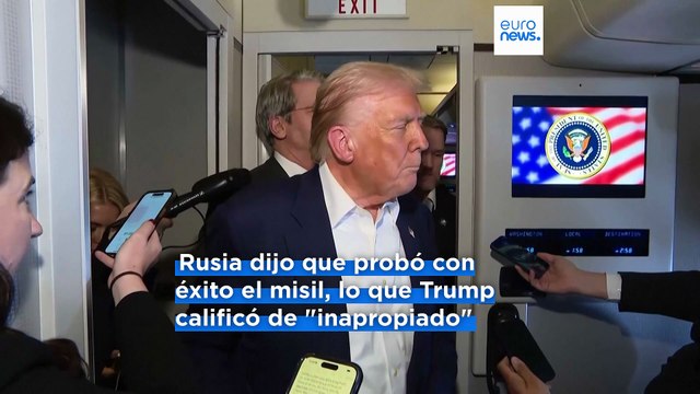 Trump insta a Putin a poner fin a la guerra en Ucrania en lugar de probar misiles