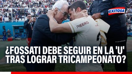 ¿Fossati debe SEGUIR en la 'U' tras lograr el 'Tri'?: "Hubiera sido bueno un cambio"