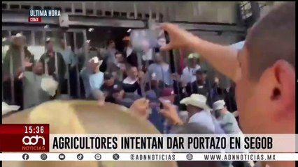 🚨¡Última Hora! Agricultores intentan irrumpir en SEGOB tras fracasar diálogo por precio de cultivos
