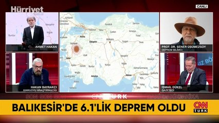 Prof. Üşümezsoy Balıkesir depremini CNN Türk'e yorumladı