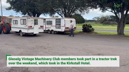 Vintage machinery enthusiasts take part in Victorian tractor trek