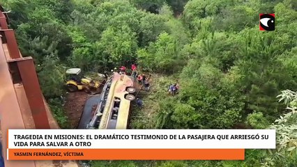 El dramático testimonio de la pasajera que arriesgó su vida para salvar a otro