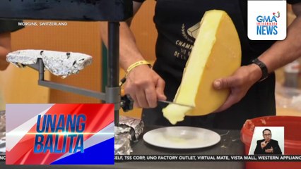 Mga cheesemaker mula sa 13 bansa, nagtagisan ng galing sa paggawa ng traditional Swiss dish na raclette | Unang Balita