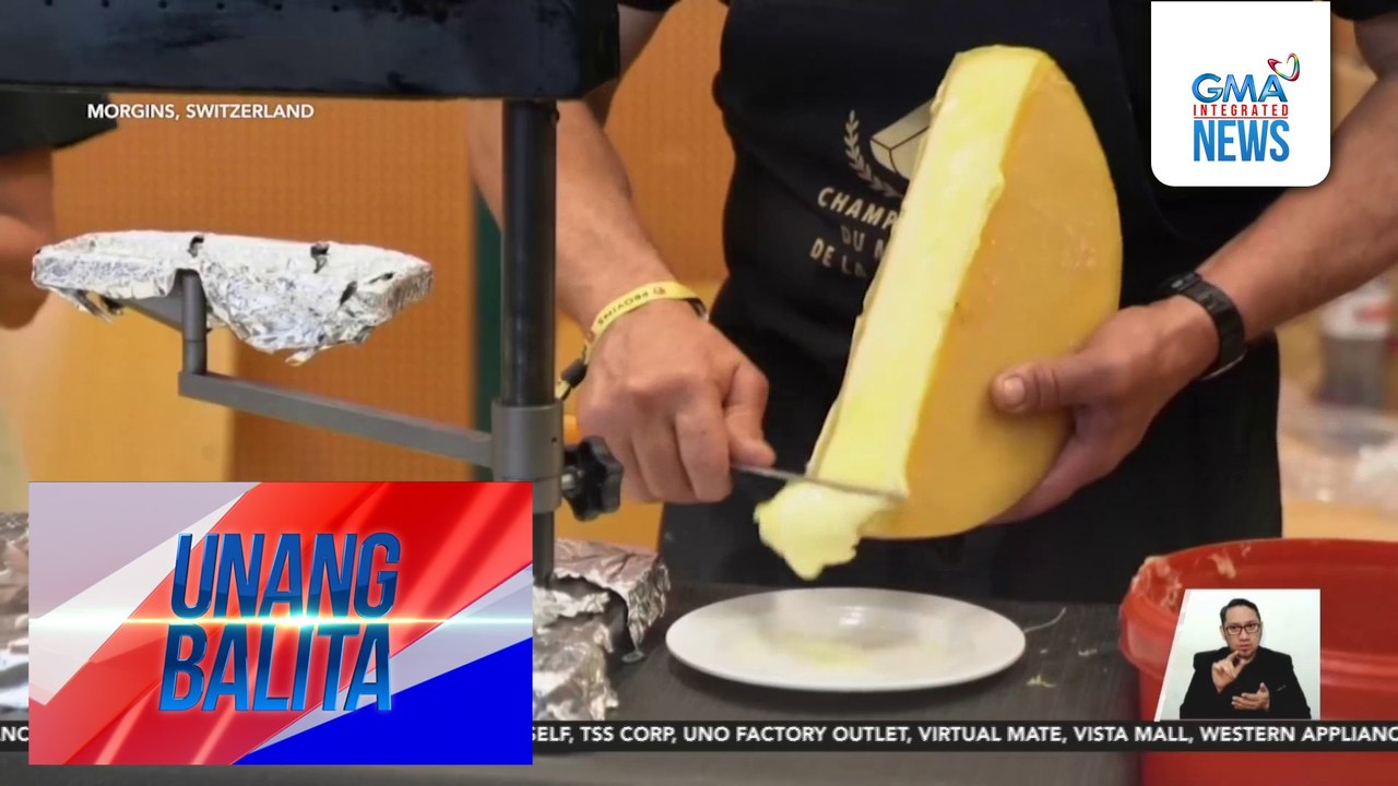 Mga cheesemaker mula sa 13 bansa, nagtagisan ng galing sa paggawa ng traditional Swiss dish na raclette | Unang Balita