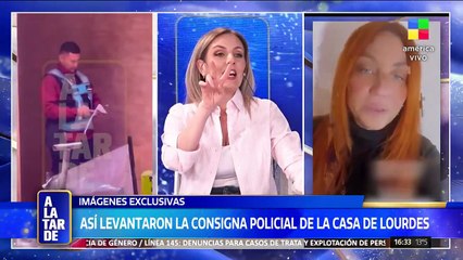 IMÁGENES EXCLUSIVAS: LEVANTARON LA CONSIGNA POLICIAL DE LA CASA DE LOURDES DE BANDANA