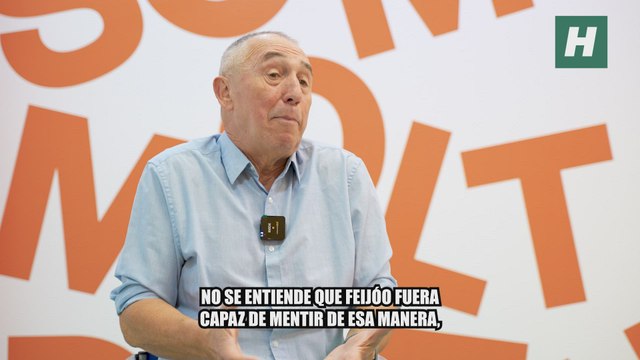 Baldoví un año después de la DANA: Hay algo oscuro entre Mazón y Feijóo