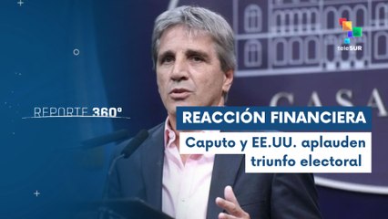 Ministro de Economía argentino celebró victoria de la Libertad Avanza