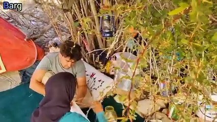 Nomadic life of two couples