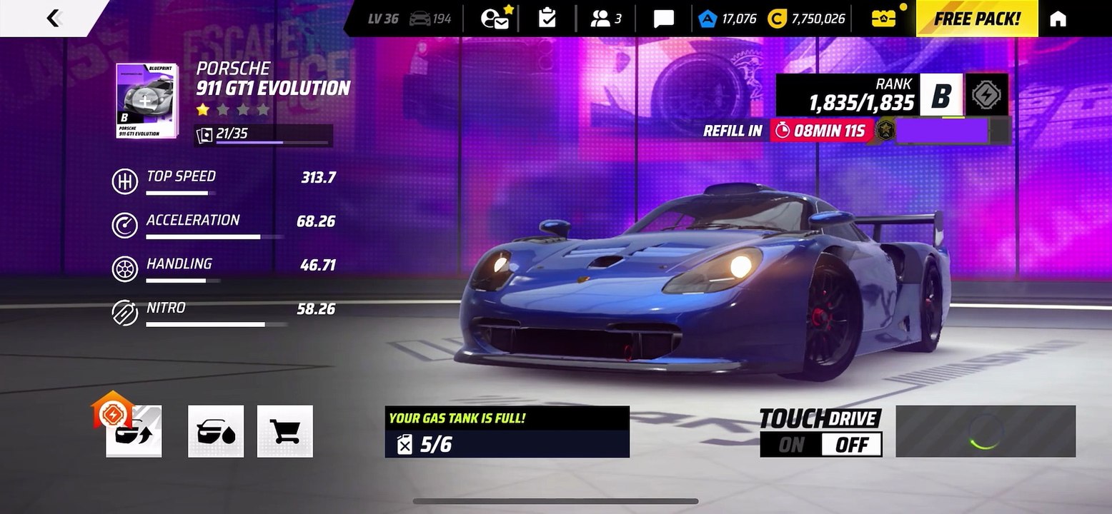 Porsche of Legends - Rear & Wing TLE Gameplay | Phantom Riders Season | Asphalt Legends