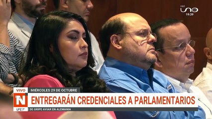29 DE OCTUBRE ENTREGARÁN CREDENCIALES A PARLAMENTARIOS
