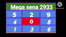 Mega sena 2933